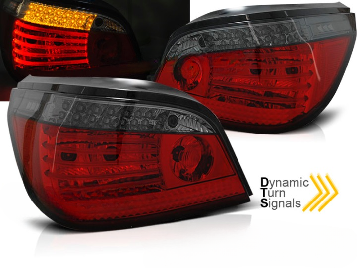 LED TAIL LIGHTS RED SMOKE SEQ fits BMW 5 SERIES (E60) 07.03-07