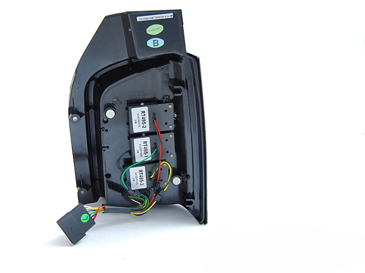 LED BAR TAIL LIGHTS RED WHITE SEQ fits VW TRANSPORTER VI BULB - Image 2