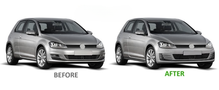 FRONT BUMPER SPORT PDC fits VW GOLF VII - Image 3