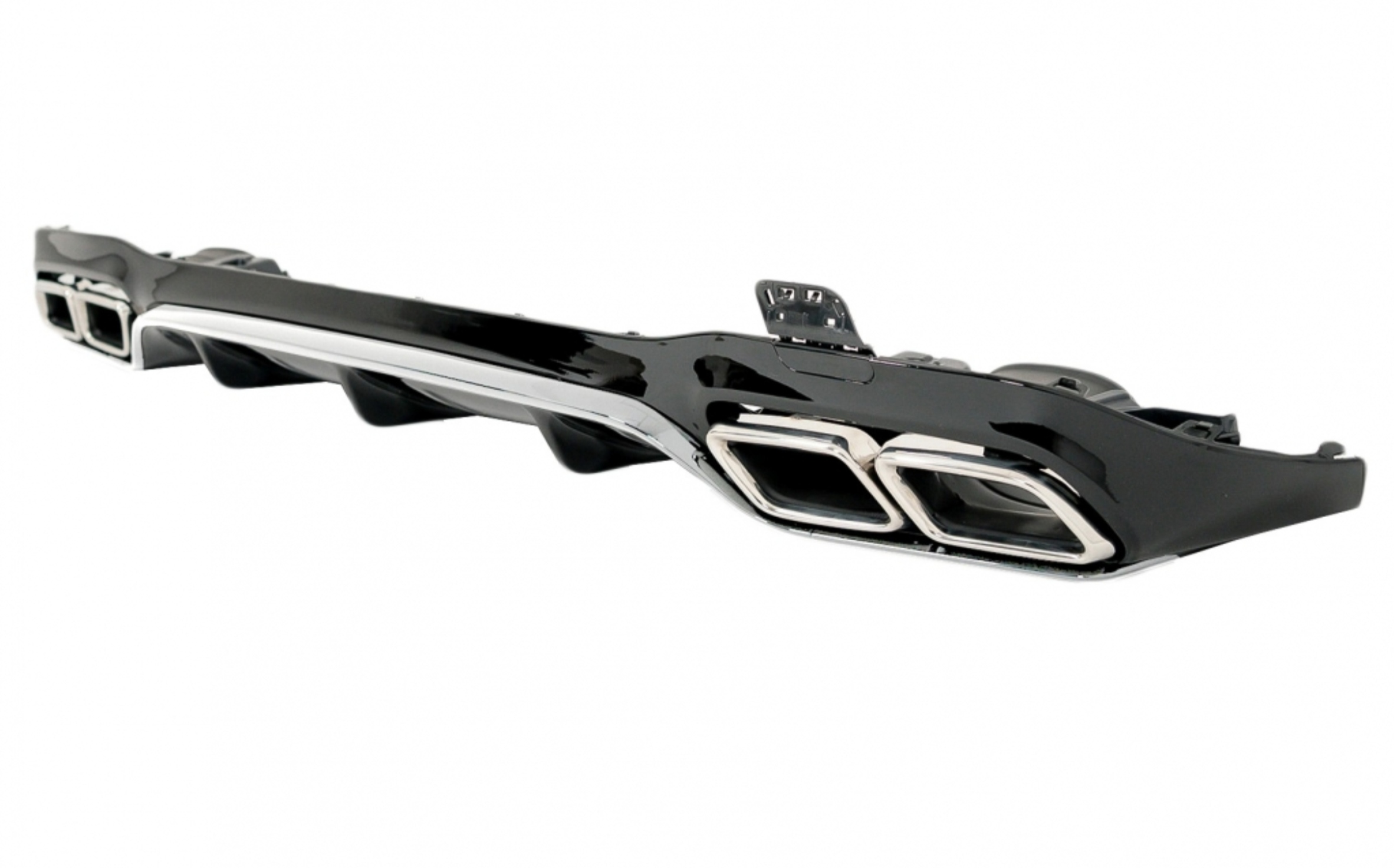 Diffuuser + summutiotsad "E63 Design" Mercedes E-Klass W213 AMG (2016-2019) Kroom