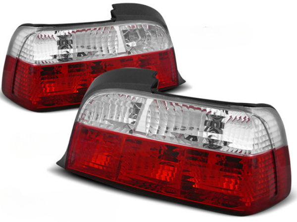 TAIL LIGHTS RED WHITE fits BMW 3 SERIES (E36)