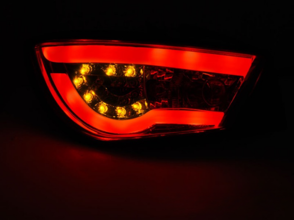LED BAR TAIL LIGHTS SMOKE fits SEAT IBIZA 6J 3D 06.08-12 - Image 2