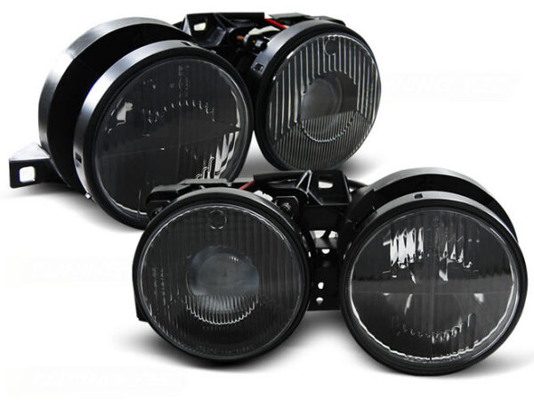 HEADLIGHTS BLACK fits BMW 3 SERIES (E30) 11.82-06.94