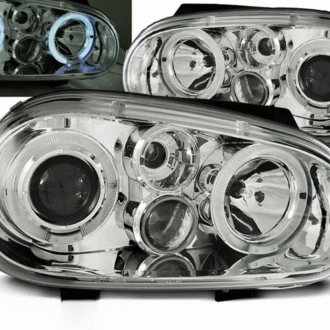 Esituled “AngelEyes Chrome” Volkswagen Golf 4 97-03