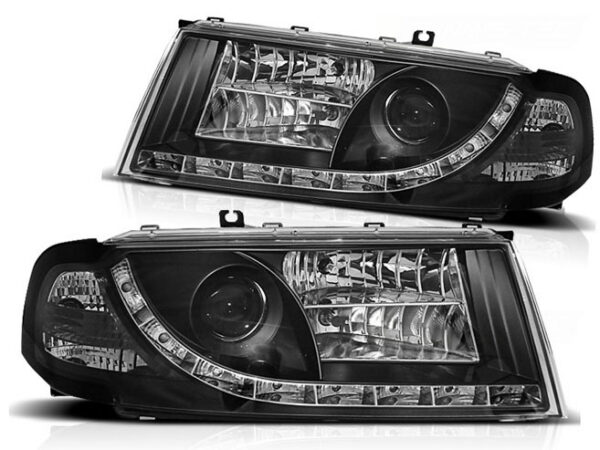 HEADLIGHTS DAYLIGHT BLACK fits SKODA OCTAVIA I 08.00-10