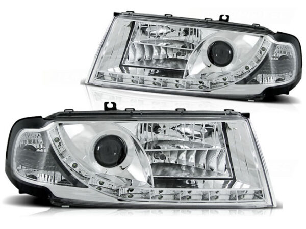 HEADLIGHTS DAYLIGHT CHROME fits SKODA OCTAVIA I 08.00-10