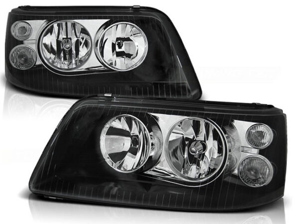 HEADLIGHTS BLACK fits VW TRANSPORTER V 04.03-08.09