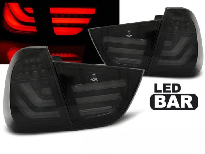 LedBar tagatuled "Smoke Black" BMW E91 09-11