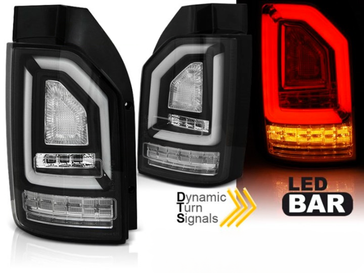 Ledbar tagatuled "Black" VW T6 15-19 Tagaluugiga