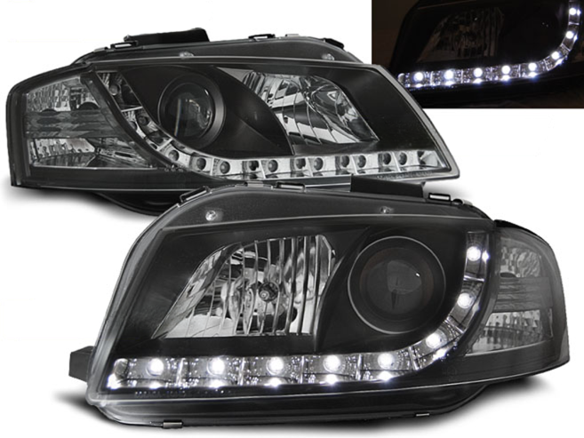 Esituled “DayLight Black” Audi A3 (8P1) 03-08