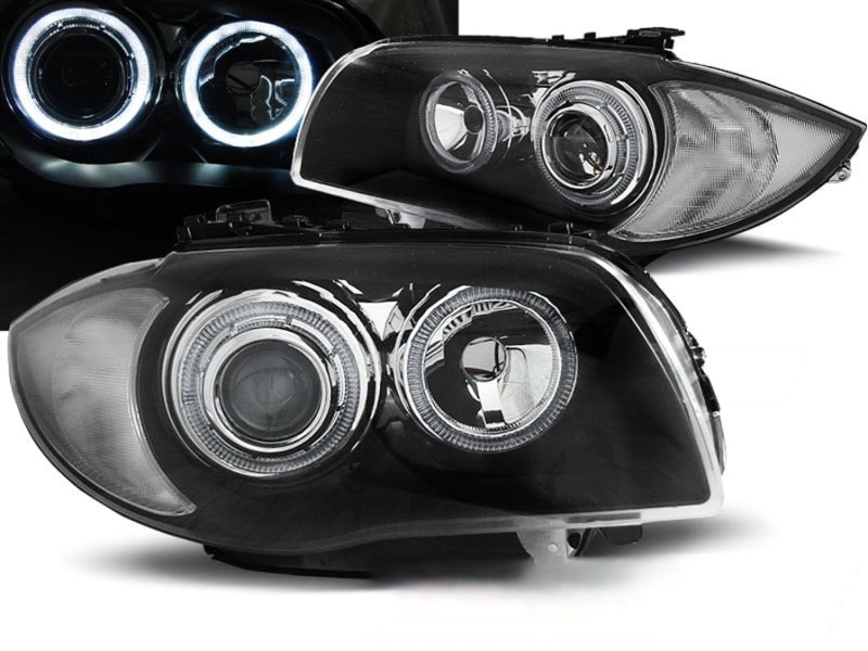 AngelEyes esituled Black BMW E81 E82 E87 E88 04-11