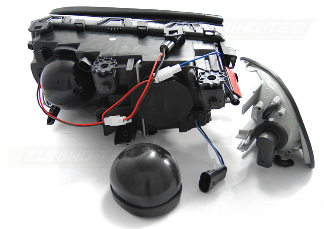 Esituled “AngelEyes Led Black” Bmw E46