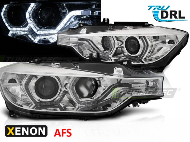 Xenon esituled "AngelEyes Led DRL AFS" BMW F30 F31 11-15