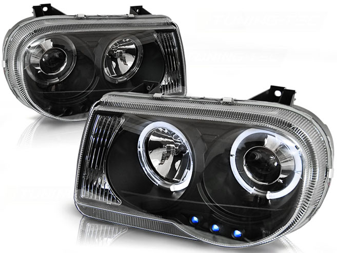 Esituled "AngelEyes Black" CHRYSLER 300C 05-10