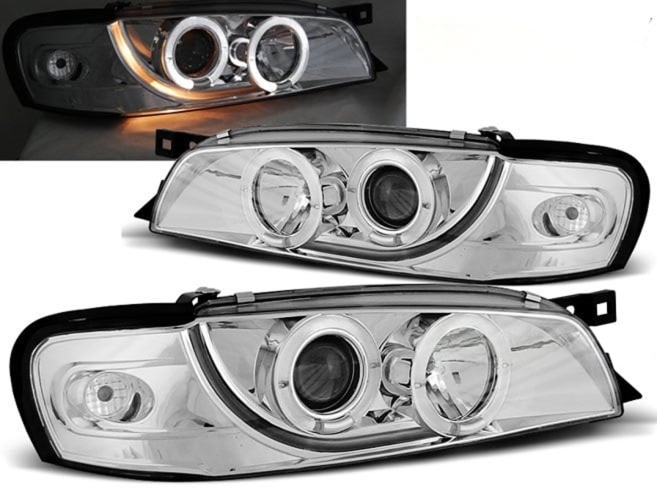 Esituled "AngelEyes Chrome" SUBARU IMPREZA 93-00