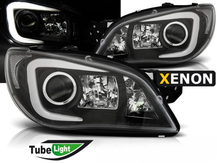 Xenon esituled "TubeLight Black" SUBARU IMPREZA (GD/GG) 06-07