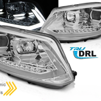 Esituled "TubeLight DRL Chrome" Vw Touran 10-15