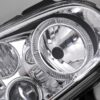 Angel Eyes Headlights Dual Halo Rims suitable for VW Golf IV 4 Cabriolet Hatchback Variant (09.1997-09.2003) Chrome LHD or RHD - Image 3