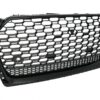 Badgeless Front Grille suitable for Audi A5 F5 (2017-2019) RS Design Piano Black - Image 2