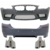 Body Kit suitable for BMW F10 5 (2011-2017) with Exhaust Muffler Tips Quad M5 Design