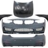 Complete Body Kit suitable for BMW 4 F32 F33 (2013-2017) M4 Design with Front Fenders Black and Hood Bonnet