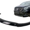Front Bumper Lip Extension suitable for Mercedes V-Class W447 (2014-Up) only for Standard Edition Piano Black