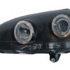 Headlights Angel Eyes Dual Halo Rims suitable for VW Golf 5 V (2003-2007) LHD or RHD Black — изображение 2