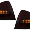 LED Bar Taillights suitable for Skoda Octavia II (2004-2012) Red Smoke