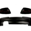 LED Taillights Smoke Black Dynamic Lights with Rear Bumper Extension and Side Skirts suitable for VW Golf 5 (2004-2007) GTI 30 Design
