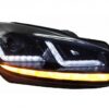 Osram Xenon Upgrade Headlights LEDriving suitable for VW Golf 6 VI (2008-2012) Black LED Dynamic Sequential Turning Lights - Image 2