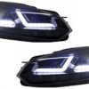 Osram Xenon Upgrade Headlights LEDriving suitable for VW Golf 6 VI (2008-2012) Black LED Dynamic Sequential Turning Lights - Image 3