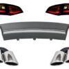 Diffuuser summutiotsadega + LED Tagatuled AUDI A4 B8 8K Pre Facelift Avant 2008-2011 S4 Disain