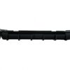 Rear Bumper Valance Diffuser and Exhaust Tips suitable for Audi A6 C8 4K Sedan (2018-up) RS6 Design Piano Black