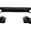 Rear Diffuser with Exhaust Tips and Central Grille suitable for Mercedes E-Class C238 A238 AMG Sport Line (2016+) E53 GT-R Design Black with Chrome — изображение 2