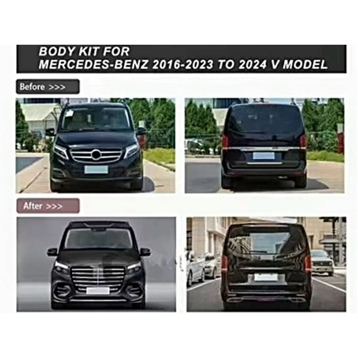Body Kit Mercedes Vito (2016-2023) 2024 V Design - Pilt 23