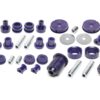 TA Technix PU-bushings kit front / rear axle 37-pieces, Models with 12mm
