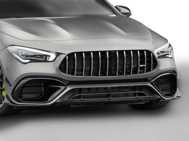 FRONT BUMPER SPORT BLACK STYLE PDC fits MERCEDES CLA W118 19- - Image 3