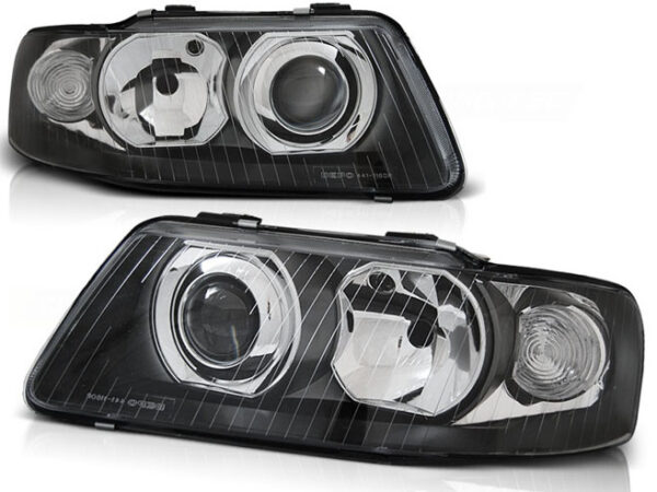HEADLIGHTS BLACK fits AUDI A3 09.00-05.03