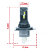 4300K LED-PIRNID H4 - Image 2