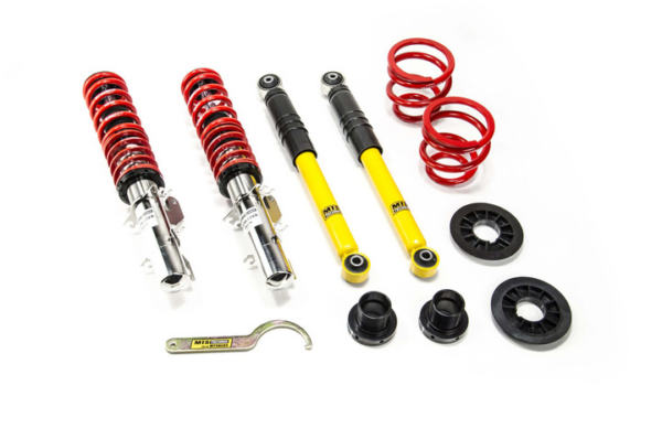 Audi / Seat / Skoda / Volkswagen A3 / BORA I / BORA Variant / GOLF IV / GOLF IV Variant / LEON / NEW BEETLE / OCTAVIA I / OCTAVIA I Combi / TT / TT Roadster – Coilover vedrustus Street Inox - XMTSGWVW11