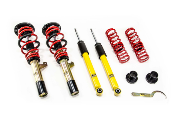 Audi / Seat / Skoda / Volkswagen A3 / A3 Convertible / A3 Sportback / ALTEA / ALTEA XL / EOS / GOLF PLUS V / GOLF V / GOLF V Variant / GOLF VI / GOLF VI Convertible / GOLF VI Variant / JETTA III / JETTA IV / LEON / OCTAVIA II / OCTAVIA II Combi / TOLEDO III / TOURAN / TOURAN / TT / TT Roadster – Coilover vedrustus Stance Gold - MTSGWVW91-S