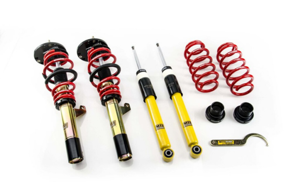 Audi / Seat / Skoda / Volkswagen A3 / A3 Convertible / A3 Sportback / ALTEA / ALTEA XL / EOS / GOLF PLUS V / GOLF V / GOLF V Variant / GOLF VI / GOLF VI Convertible / GOLF VI Variant / JETTA III / JETTA IV / LEON / OCTAVIA II / OCTAVIA II Combi / TOLEDO III / TOURAN / TOURAN / TT / TT Roadster – Coilover vedrustus Street Gold - MTSGWVW91