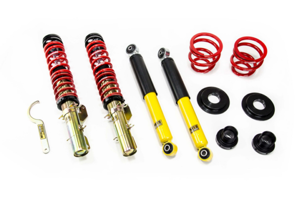 Audi / Seat / Skoda / Volkswagen A3 / BORA I / BORA Variant / GOLF IV / GOLF IV Variant / LEON / NEW BEETLE / OCTAVIA I / OCTAVIA I Combi / TT / TT Roadster – Coilover vedrustus Stance Gold - MTSGWVW88-S