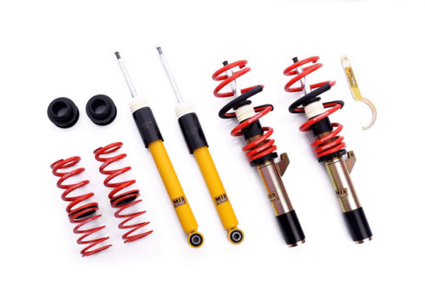 Audi / Seat / Skoda / Volkswagen A3 / A3 Convertible / A3 Sportback / ALTEA / ALTEA XL / EOS / GOLF PLUS V / GOLF V / GOLF V Variant / GOLF VI / GOLF VI Convertible / GOLF VI Variant / JETTA III / JETTA IV / LEON / OCTAVIA II / OCTAVIA II Combi / TOLEDO III / TOURAN / TOURAN / TT / TT Roadster – Coilover vedrustus Stance Gold - MTSGWVW31-S
