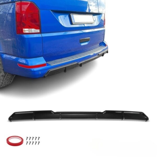 VW T6 / T6.1 tagastange difuusor, läikiv must, luugiga