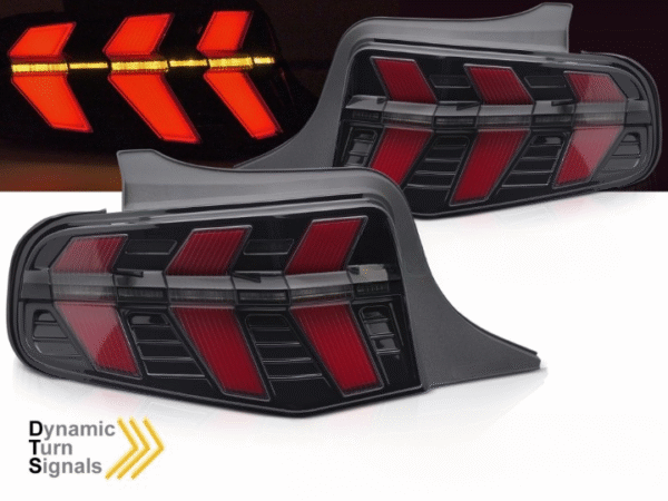 Tagatuled FORD MUSTANG 10-13 BLACK LED