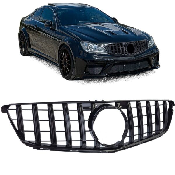 Iluvõre must läikiv Mercedes C-klass W204 S204 C204