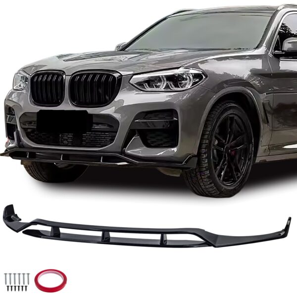 Splitter läikiv must BMW X3 G01 2017-2021