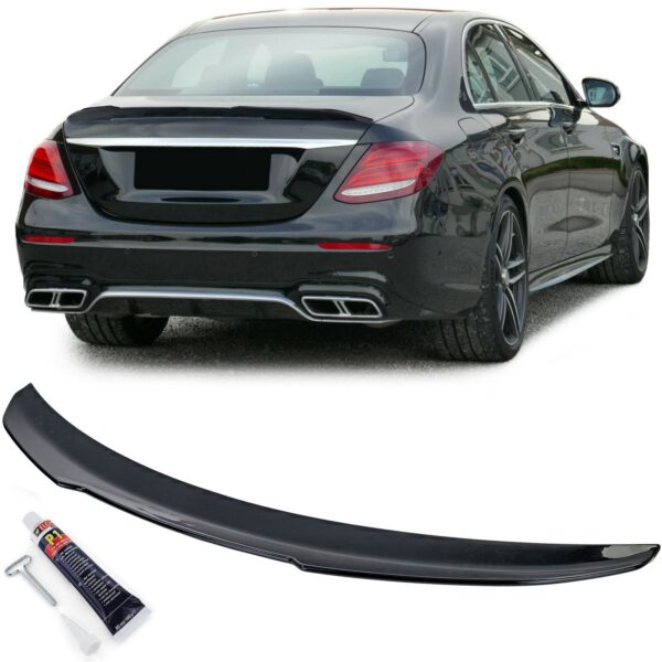 Tagumine spoiler Läikiv must Mercedes E-klass W213 2016-2020