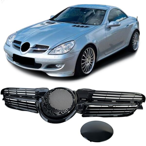 Iluvõre läikiv must Mercedes SLK R171 2004-2007